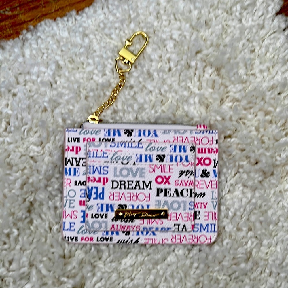 Betsy Johnson coin/ credit card wallet